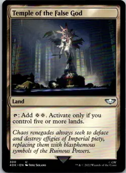 Magic the Gathering Temple of the False God Warhammer 40,000 Commander MTG - Image 1