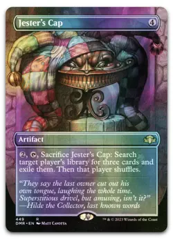 Jester's Cap (Borderless) #449 (Foil) (NM) Dominaria Remastered DMR Magic MTG - Image 1