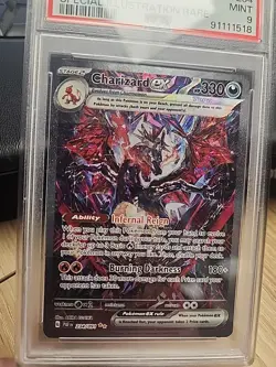 2024 POKEMON PAF EN-PALDEAN FATES SPECIAL ILLUSTRATION RARE CHARIZARD EX PSA 9 - Image 3