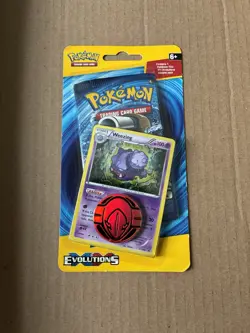 Pokemon XY Evolutions Check Lane Blister Pack Weezing - Image 1