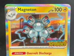 Magneton Pokemon Surging Sparks Staff Promo #153 - Image 3