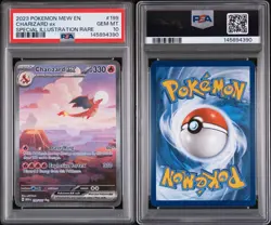 Pokemon TCG Charizard EX 199/165 Special Illustration Rare SV 151 PSA 10 - Image 3