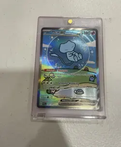 Mew EX 232/091 Sir Bubble Mew Paldean Fates SV Pokemon TCG Holo Full Art - Image 1