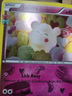 HP Pokemon Swirlix Holo Generations Radiant Collection RC19/RC32 - Image 5