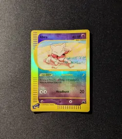Pokemon SKYRIDGE - #46/144 Abra - Reverse Holo - ENG - Heavily Played - Image 3