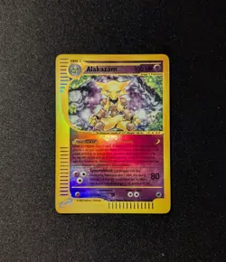 Pokemon EXPEDITION - #1/165 Alakazam - Reverse Holo - ENG - Lightly Played - Image 3