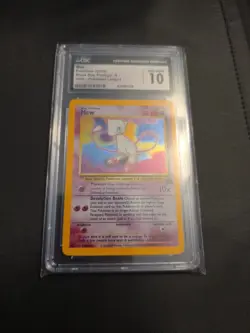 2000 Pokemon League Black Star Promo MEW Holo #9 CGC 10 GEM MINT - Image 1