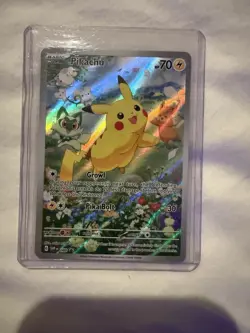 Pikachu SVP 088 Black Star Promo 88 Paldea Adventure Chest NM Pokemon - Image 1