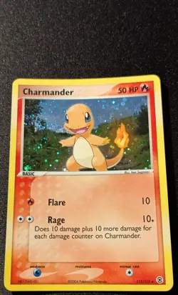 Pokemon EX FIRERED&LEAFGREEN - #113/112 Charmander - Holo - ENG - Lightly Played - Image 4