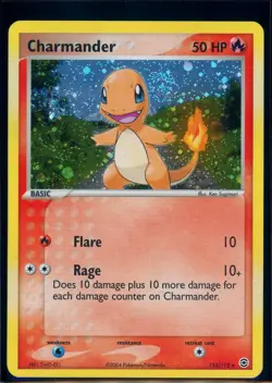 Pokemon EX FIRERED&LEAFGREEN - #113/112 Charmander - Holo - ENG - Near Mint- - Image 1