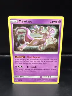 Pokemon Sun & Moon Mewtwo SM214 Black Star Promo Holo A - Image 1