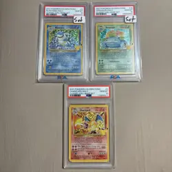 Pokemon 25th Celebrations set Big 3 Charizard Blastoise Venusaur PSA 10 new cert - Image 1