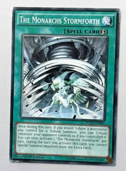 YUGIOH THE MONARCHS STORMFORTH DUEA-EN066 1ST ED - Image 1