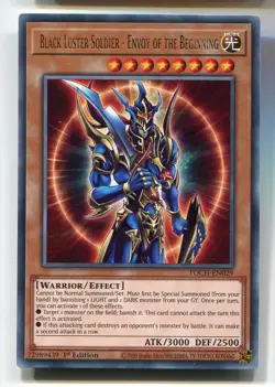 Yu-Gi-Oh! Black Luster Soldier Envoy of the Beginning Rare englisch TOCH-EN029 - Image 1