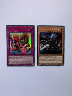 2x Yugioh Karten: Slifer der Himmelsdrache & Der Wiederbelebte Himmelsgott - Image 2