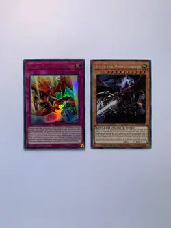 2x Yugioh Karten: Slifer der Himmelsdrache & Der Wiederbelebte Himmelsgott - Image 3