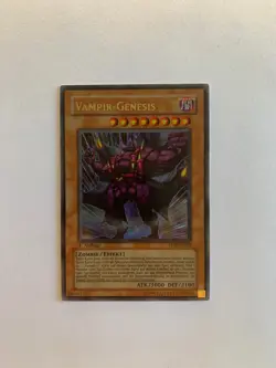 Yugioh Karte: Vampir Genesis (SD2-DE001) - Ultra Rare, 1. Auflage, Vintage - Image 3