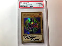 Yugioh - Dark Magician 1st Edition Maximum Gold Signed Dan Green PSA - Image 1