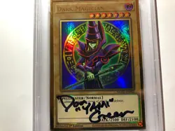 Yugioh - Dark Magician 1st Edition Maximum Gold Signed Dan Green PSA - Image 2