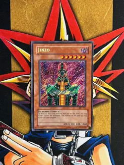 BPT-011 Jinzo Secret Rare Limited Edition LP Yugioh Card - Image 1