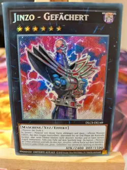Jinzo - Fanned DLCS-EN149 Secret Rare German NM YUGIOH - Image 1