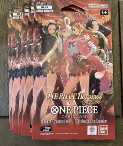 One Piece TCG Heroines Edition EB-03 Sleeved Booster Pack - X 5 packs - Image 1