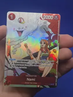 One Piece Gift Collection 2023 Nami OP01-016 Alternate Alt Art Promo NM - Image 2