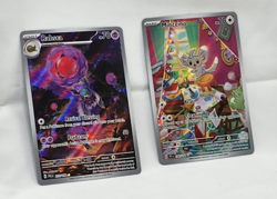 set of 2 Pokemon cards Minccino 182/162 and Rabsca 215/193 - Image 1