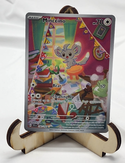 set of 2 Pokemon cards Minccino 182/162 and Rabsca 215/193 - Image 3