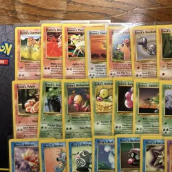 Gym Heroes Common Complete Set -WOTC Pokemon Cards- LP - 48 Cards - Image 2
