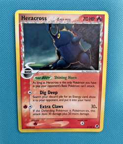 Heracross Delta Species 3/101 Dragon Frontiers Holo; Lightly Played Pokemon Card - Image 1