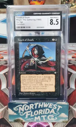 Graded MTG Card - CGC 8.5 - Ice Age - Touch of Death - Image 1