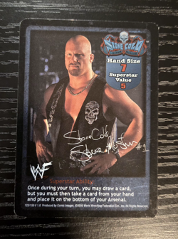 WWE Raw Deal CCG Stone Cold Steve Austin Superstar 5 Card Set - Image 2