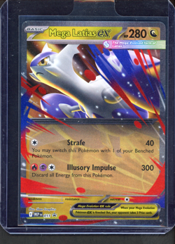 Pokemon TCG Mega Latias Ex MEP 011 Black Star Promo - Mega Evolutions NM Card - Image 1