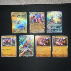 Pokemon Card Collection Lot Koraidon Miraidon Lot Full Arts Holos TCG - Image 2