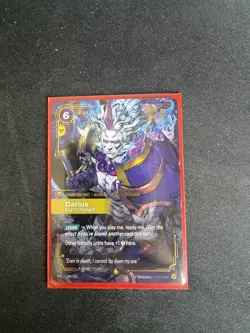 Riftbound Darius Executioner Champion Unit SFD 236/221 English Card FOILED - Image 1