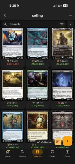 MTG Binder Lot - 189 Cards - $850 Value Magic The Gathering Cards - Image 3