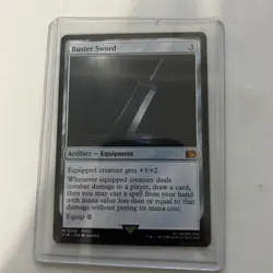 MTG Magic the Gathering Buster Sword (255/764) Final Fantasy NM/M - Image 1
