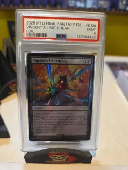 Magic The Gathering Final Fantasy Vincent's Limit Break Foil 0126 FF7 PSA 9 - Image 1