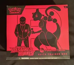 Destined Rivals Pokemon Center PC ETB Elite Trainer Box SEALED w/ Plastic Case - Image 2