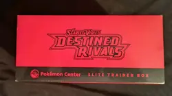 Destined Rivals Pokemon Center PC ETB Elite Trainer Box SEALED w/ Plastic Case - Image 4