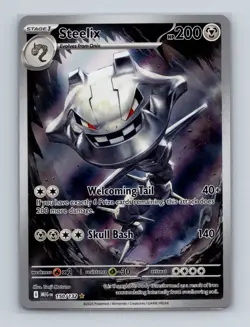 Steelix 150 2025 Pokemon Mega Evolution Full Art Illustration Rare Card NM+ (a) - Image 1