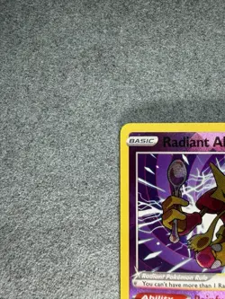 Pokemon Radiant Alakazam 059/195 Swsh12 Silver Tempest Radiant Rare Holo EN - Image 2