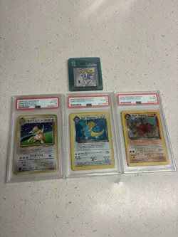 Pokemon Lot. Pokemon Crystal And PSA Slabs - Image 1