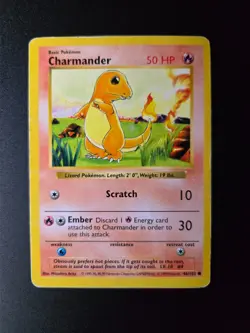 Charmander [Shadowless] #46 Pokemon Base Set HP - Image 3