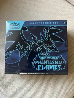 Pokemon PHANTASMAL FLAMES ETB Elite Trainer Box Mega Evolution New Sealed - Image 1