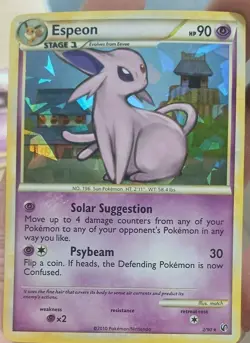 Espeon 2/90 Holo Undaunted HGSS Shattered Pokemon - Image 1