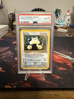 Pokemon TCG Jungle Snorlax Holo Psa 8 - Image 1