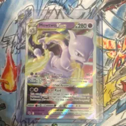 Pokemon Mewtwo VSTAR 031/078 Pokemon GO Ultra Rare Holo 280 HP Psychic TCG - Image 1