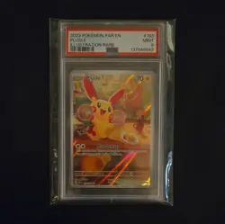 2023 POKEMON PAR EN-PARADOX RIFT ILLUSTRATION RARE #193 PLUSLE PSA 9 - Image 1